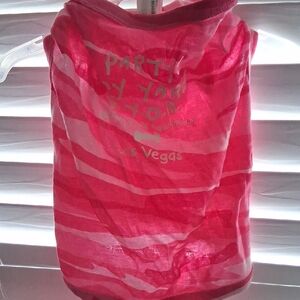 Pink Striped Dog Shirt